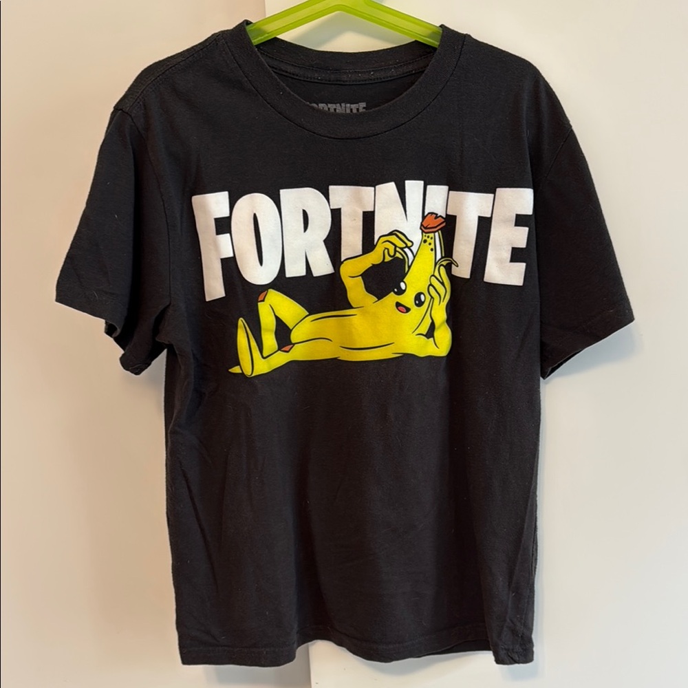 Fortnite Black T-Shirt with White Logo